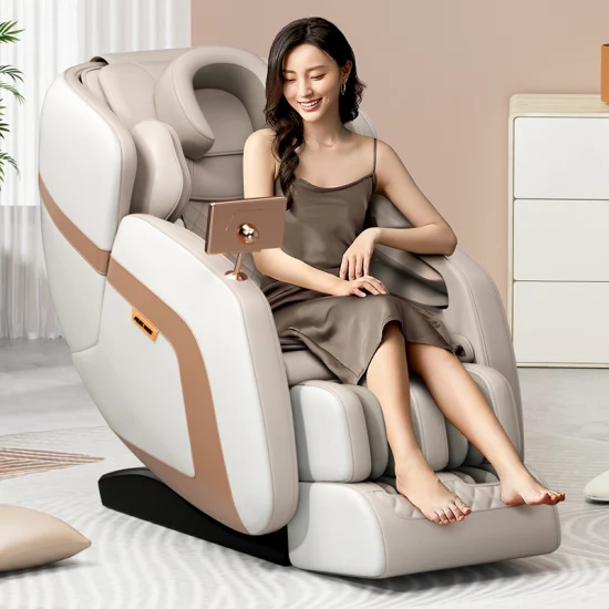사용자 정의 라벨 OEM 도매 럭셔리 자동 전기 럭셔리 Ghe 마사지 가족 건강 관리 3D 마사지 의자 무중력 4D